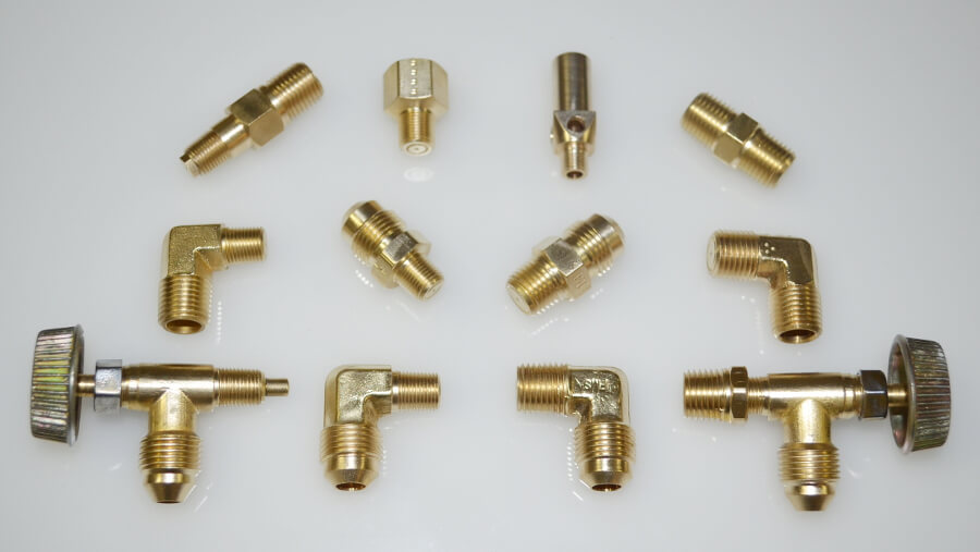 12mm Brass T Compression Splitter Join Lpg Gas Fuel Pipe Fitting Olives Heating 