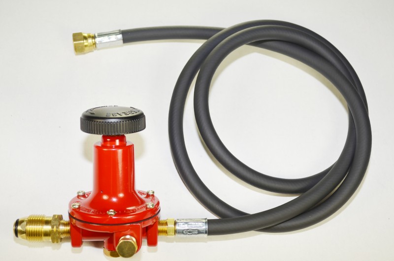 High Pressure 0-20 PSI Adjustable LP Gas Propane Regulator w/ 5ft Hose HW-POL 