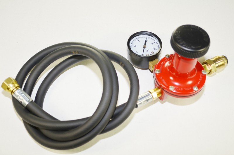 0-20 PSI High Pressure ADJUSTABLE Propane Gas Regulator with Gauge