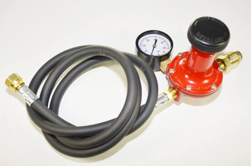 0-30 PSI High Pressure ADJUSTABLE Propane Gas Regulator with Gauge