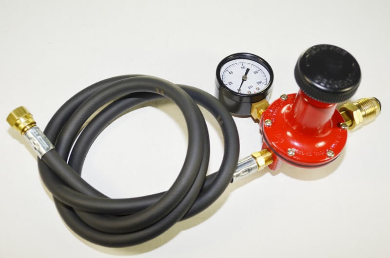 Propane Gas 30PSI QCC1 Type High Pressure Regulator with Shut-off Control Valve 