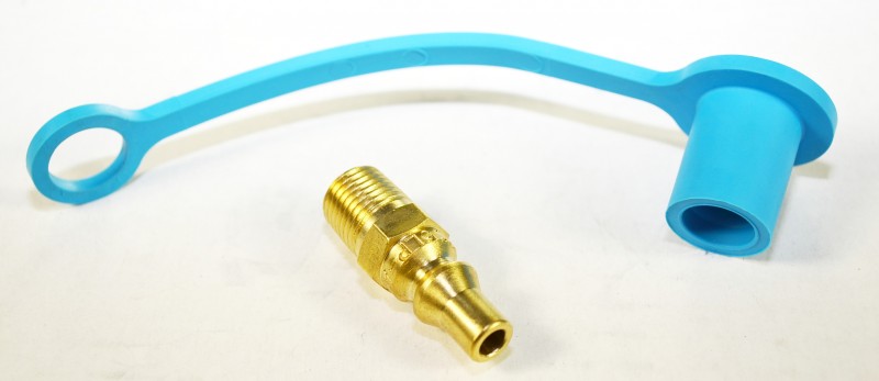 KIBOW Propane Quick Connect Fitting-Full Flow Male Plug with 1/4 Inch Male NPT T 